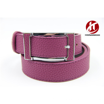 Embossing ladies alloy buckle belt